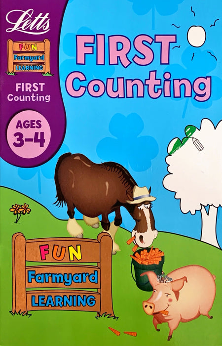 Letts Fun Farmyard Learning : First Counting Age 3-4
