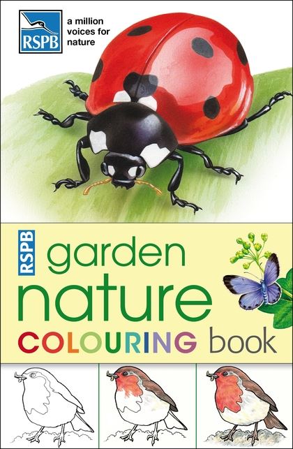 RSPB Garden Nature Colouring Book