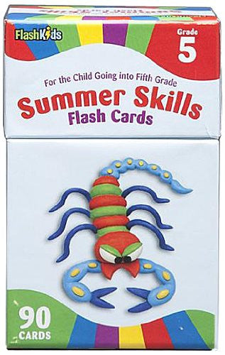 Summer Skills Flash Cards Grade 5