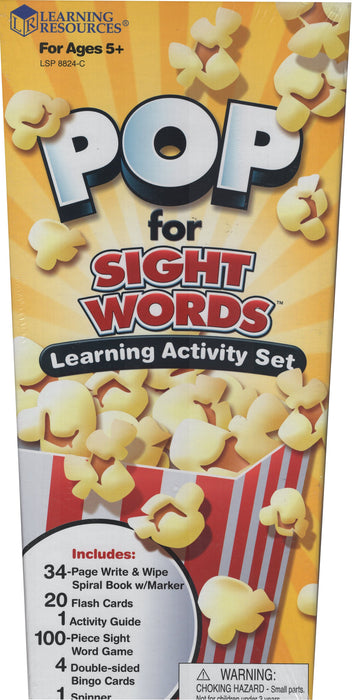 Pop for Sight Words Learning Activity Set