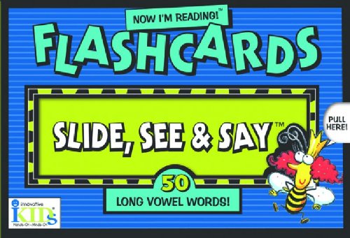 Now I Am Reading Flash Cards Slide See & Say Long Vowel