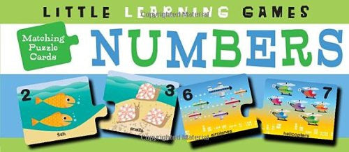 Little Learning Games Matching Puzzle Cards Numbers