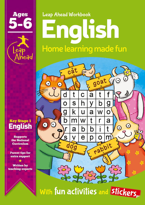 Leap Ahead Workbook English Ages 5-6