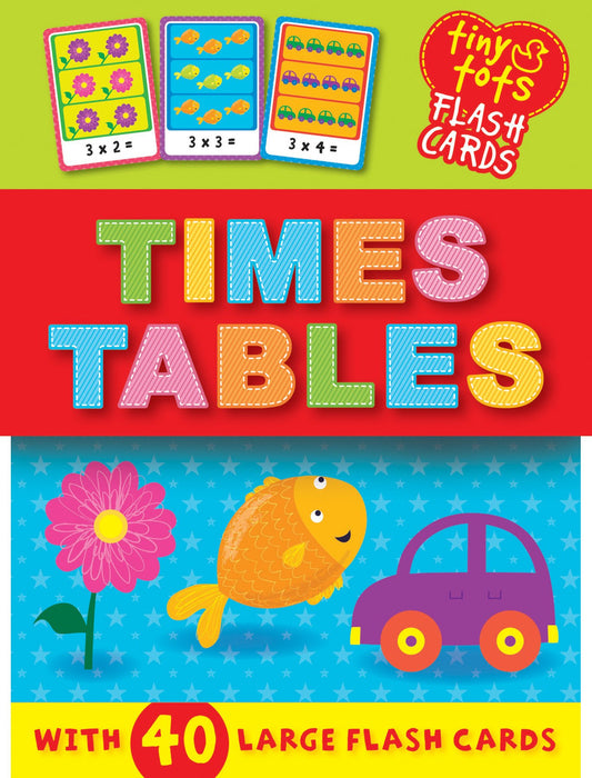 Tiny Tots Flash Cards Times Tables