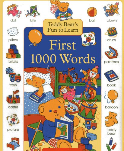 Teddy Bear's Fun To Learn First 1000 Words (Hardcover)