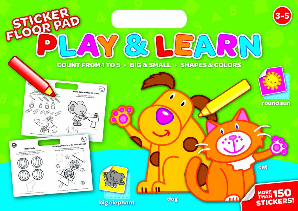 Sticker Floor Pad Play & Learn Age 3-5