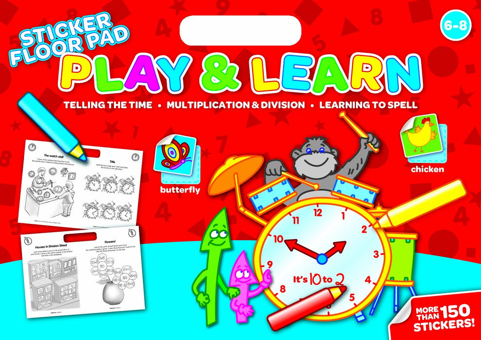 Sticker Floor Pad Play & Learn Age 6-8