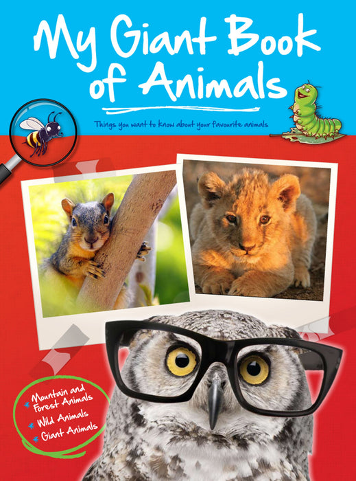 My Giant Big Book Of Animals - Mountain & Forest Animals, Wild Animals & Giant Animals