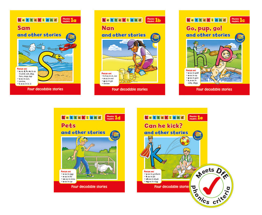 Phonics Readers Set 1 (Set of 5)