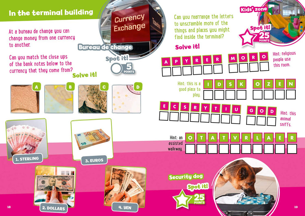 I-Spy At The Airport Activity Book Spy It! Solve It!