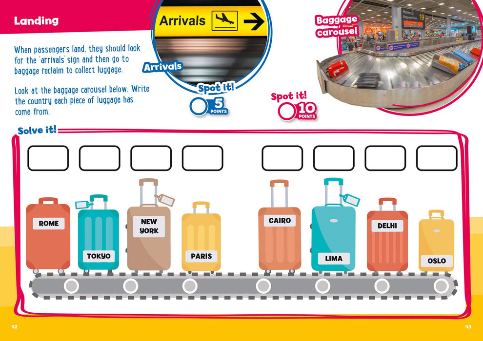 I-Spy At The Airport Activity Book Spy It! Solve It!