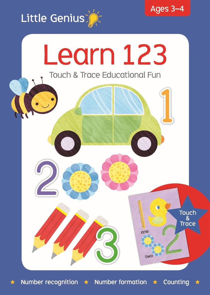 Little Genius Learn 123 Touch & Trace Flash Cards