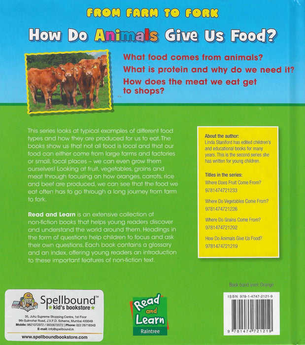 From Farm to Fork : How Do Animals Give Us Food?