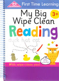First Time Learning : My Big Wipe Clean - Reading (Age 3+)