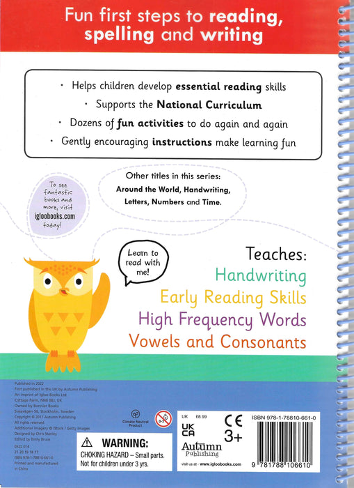 First Time Learning : My Big Wipe Clean - Reading (Age 3+)
