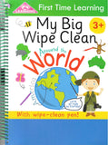 First Time Learning : My Big Wipe Clean - Around The World (Age 3+)
