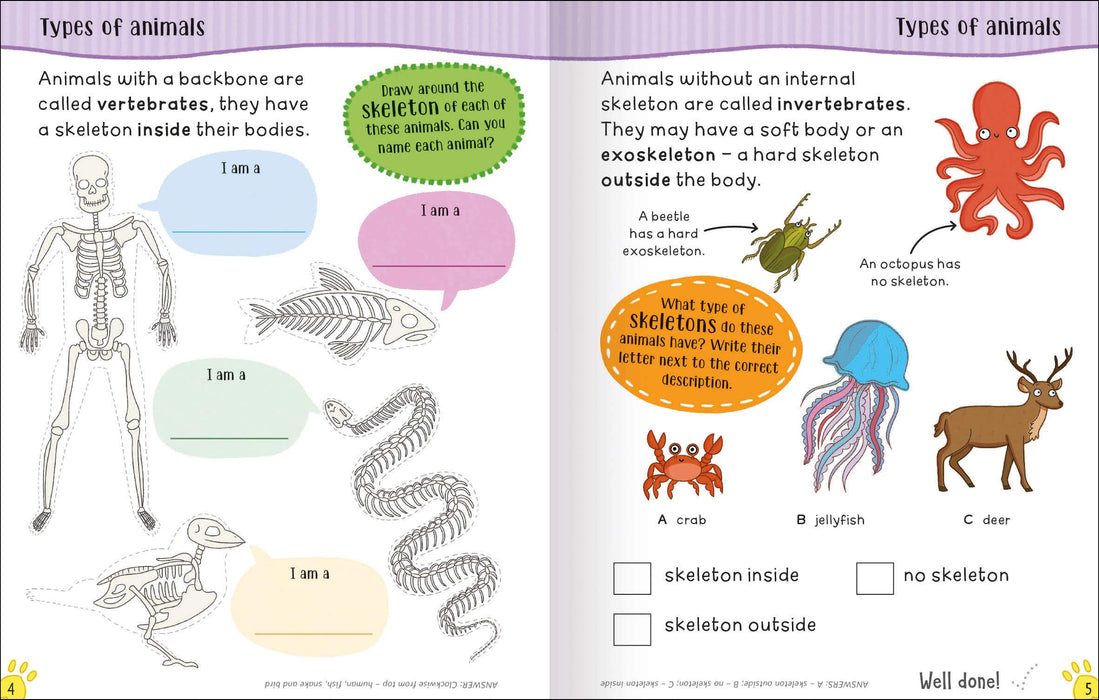Get Set Go Science : Animal Life Wipe Clean (Age 5-7)