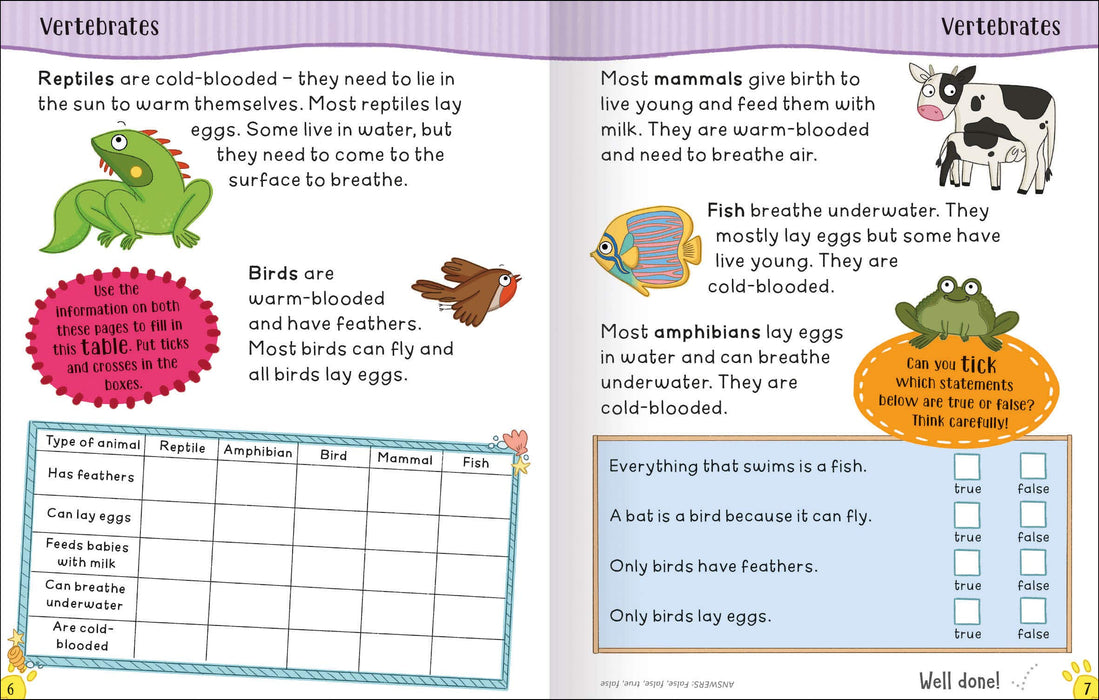Get Set Go Science : Animal Life Wipe Clean (Age 5-7)