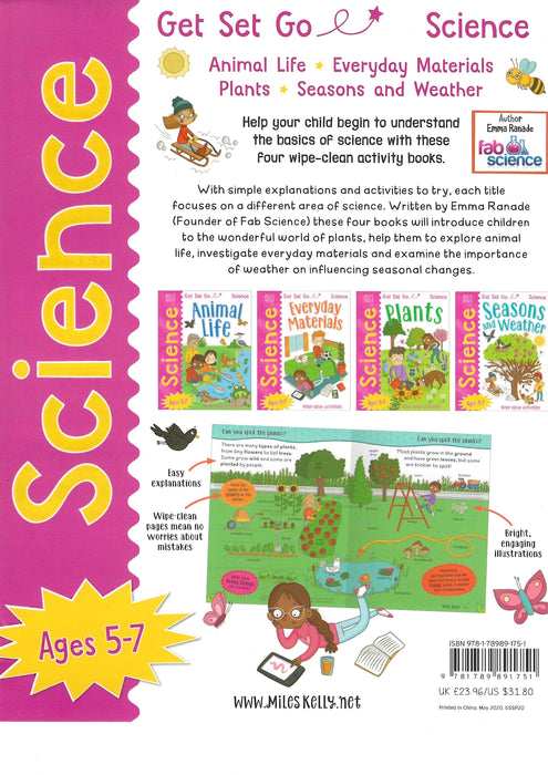Get Set Go Science : Seasons And Weather Wipe Clean (Age 5-7)