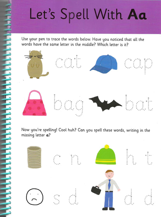 First Time Learning : My Big Wipe Clean - Letters (Age 3+)