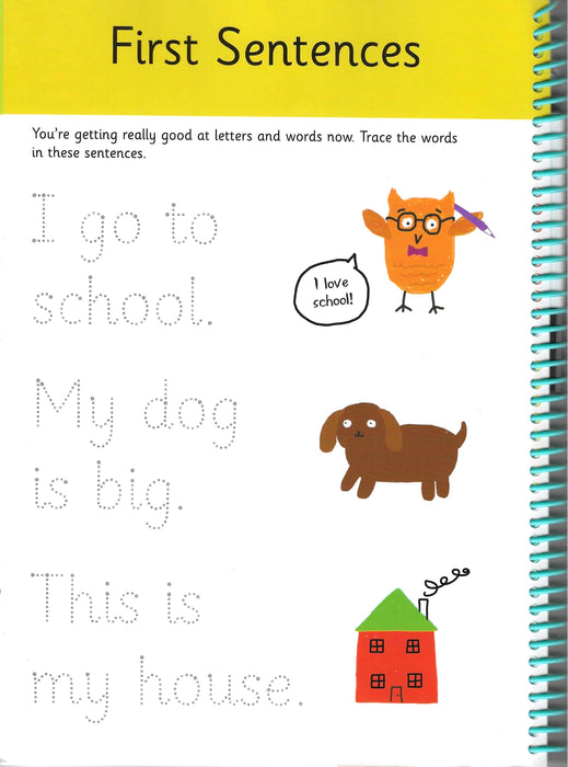 First Time Learning : My Big Wipe Clean - Letters (Age 3+)