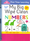 First Time Learning : My Big Wipe Clean - Numbers (Age 3+)