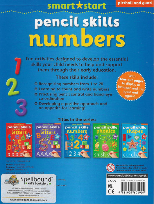 Smart Start Pencil Skills : Numbers
