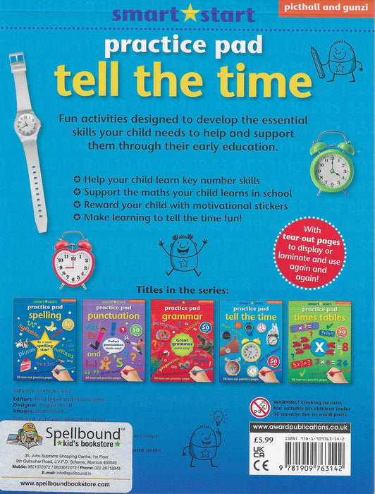 Smart Start Practice Pad : Tell The Time