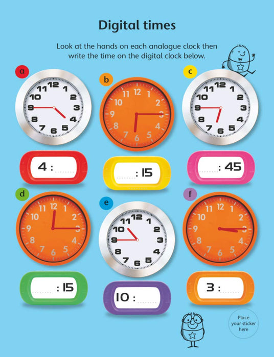 Smart Start Practice Pad : Tell The Time