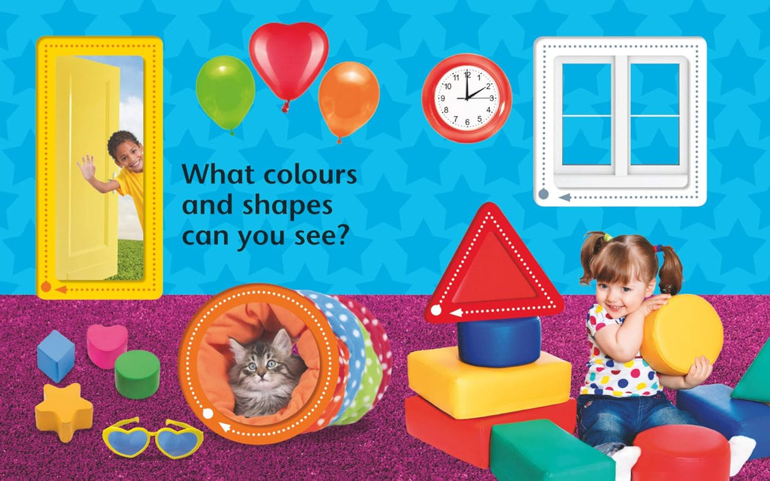 Teach Your Toddler Touch-And-Trace : Colours And Shapes