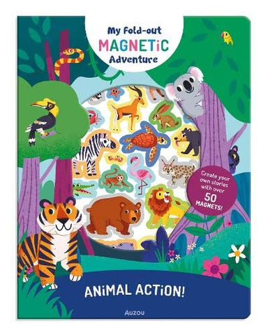 My Fold Out Magnetic Adventure : Animal Action