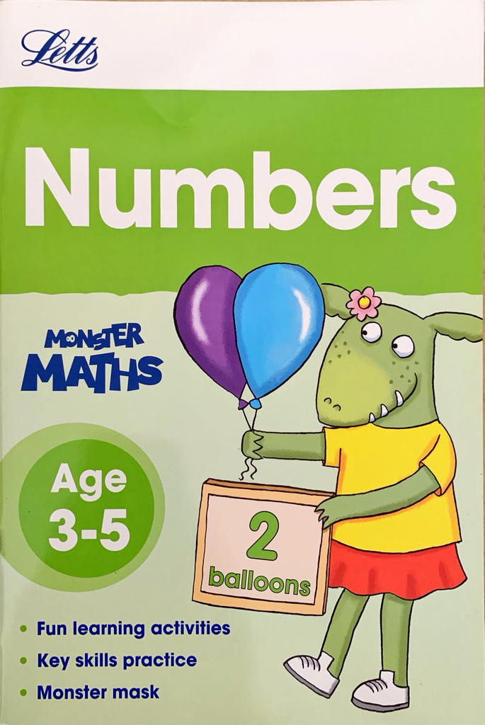 Letts Monster Maths : Numbers Age 3-5