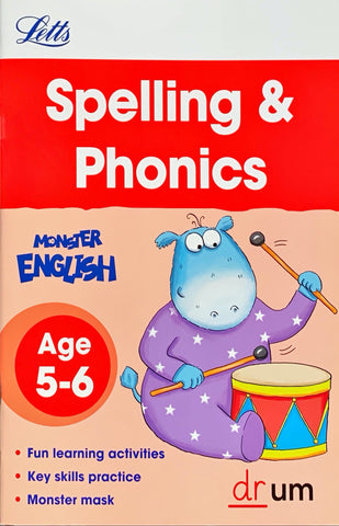 Letts Monster English : Spelling & Phonics Age 5-6