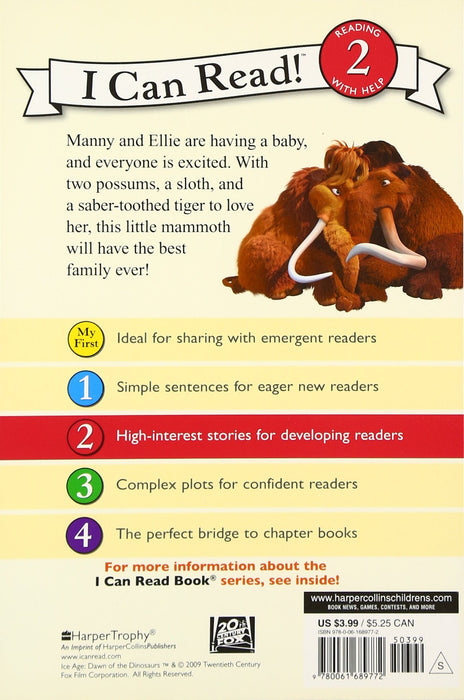 I Can Read! : Ice Age Dawn Of The Dinosaurs Level 2