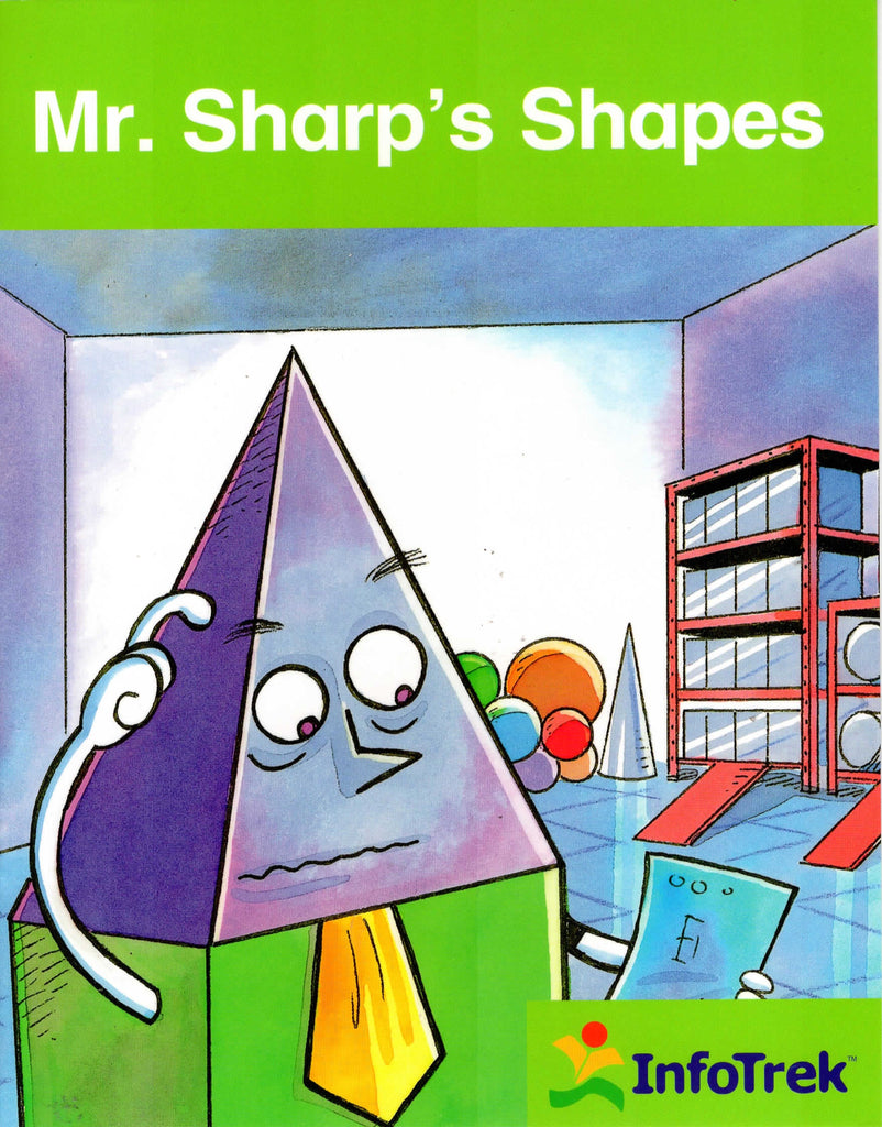 Problem Solver Mr. Sharp Infotrek Mathematics: Mr. Sharp's Shapes – Spellbound Kids Bookstore