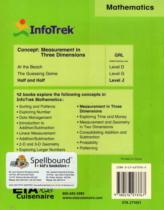 Infotrek Mathematics: Half and Half