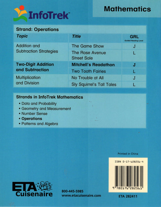 Infotrek Mathematics: Mitchell's Readathon