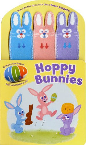 Hoppy Bunnies With Finger Puppets Board Book