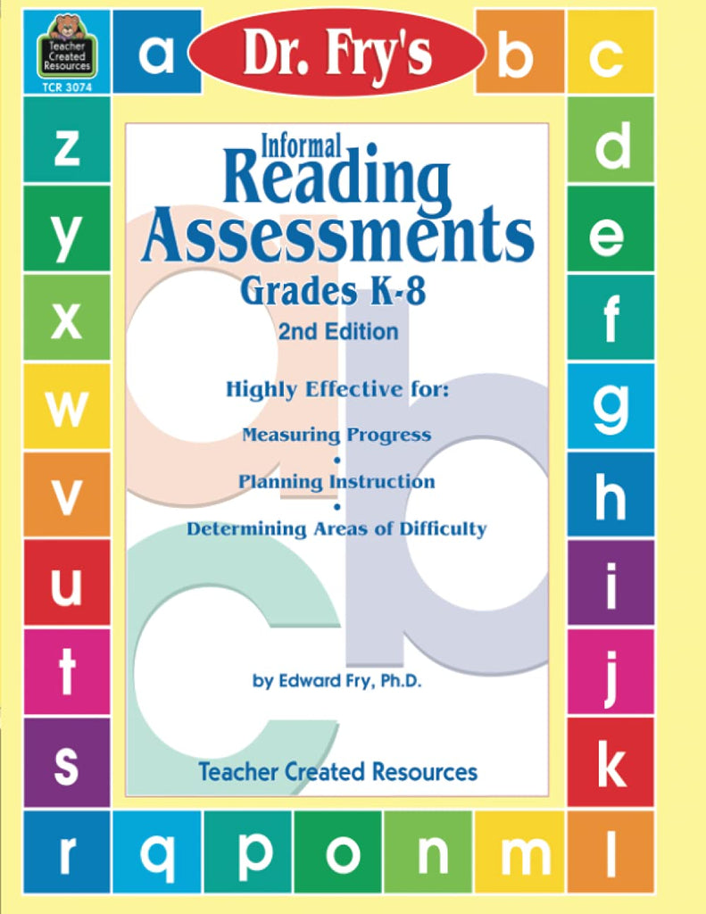 Dr Fry's Informal Reading Assessment Grades K to 8