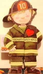 Shaped Board Book Firemans Safety Hints