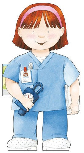 Little People Shape Board Book: Nurse