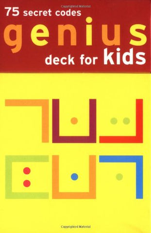Genius Deck For Kids Secret Codes Flash Cards