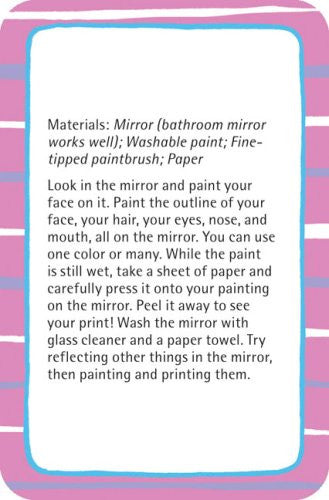52 Rainy Day Activities Flash Cards