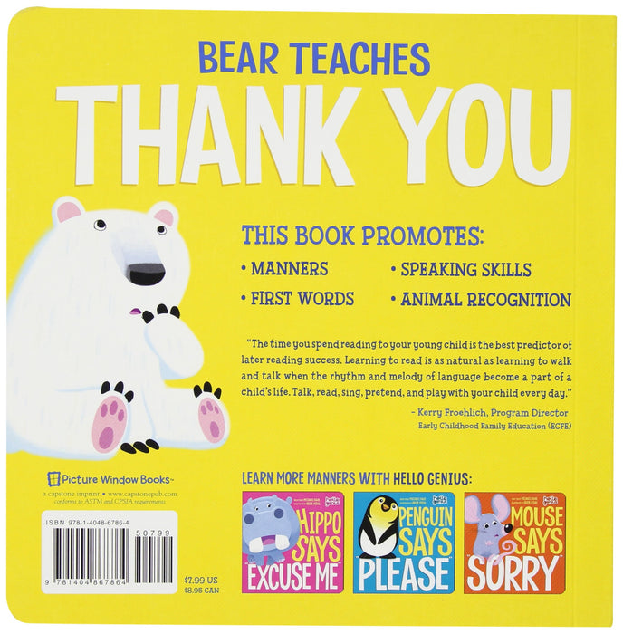 Hello Genius Bear Says Thank You