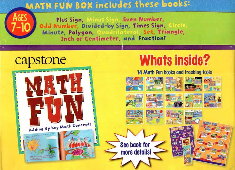 Math Fun Box Set Of 14 Books