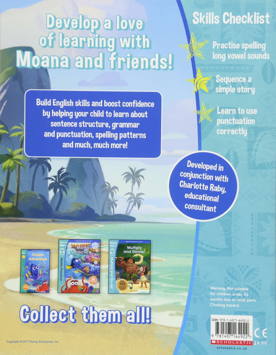 Disney Learning Moana English Practice Age 5-6