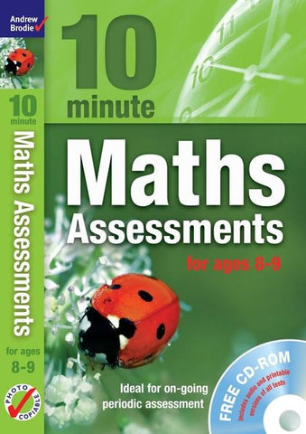 Andrew Brodie 10 Minute Maths Assessments Ages 8-9 With CD