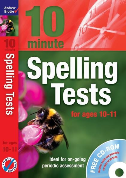 Andrew Brodie 10 Minute Spelling Test Age 10-11 with CD