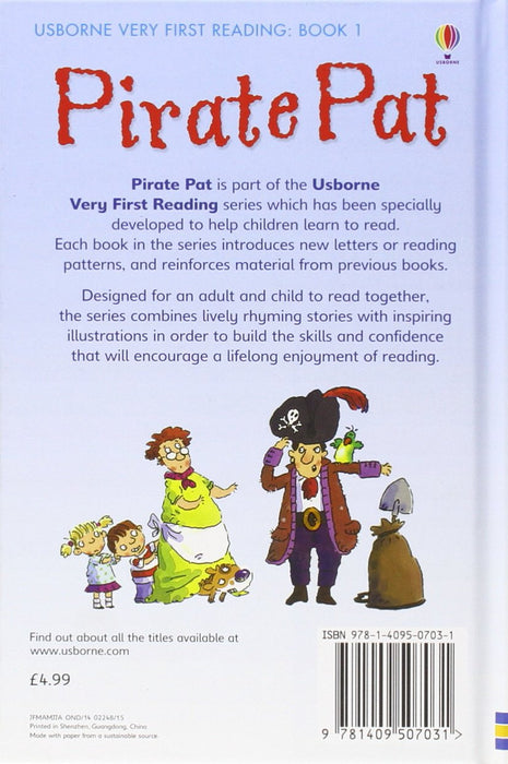 Usborne Very First Reading Book 1: Pirate Pat
