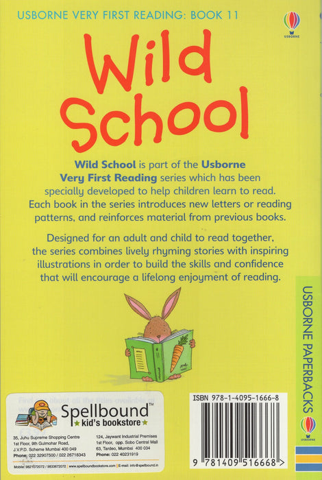 Usborne Very First Reading Book 11: Wild School